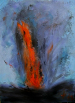 Named contemporary work « Le cri de la terre,  II. », Made by NADIA VIGUIER