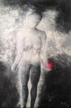 Named contemporary work « Pomme », Made by ASPOPO