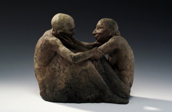 Named contemporary work « Les amants-roc », Made by PATRICIA DENIMAL