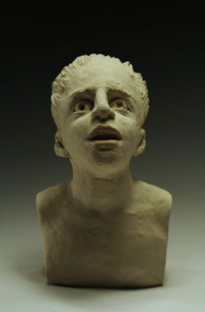 Named contemporary work « Enfant blanc », Made by PATRICIA DENIMAL