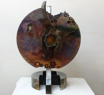 Named contemporary work « L'Arpenteur », Made by FRANCO MONTANARI