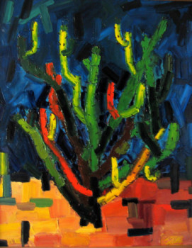 Named contemporary work « CACTUS », Made by LILIANE PENIN