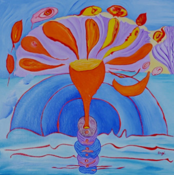 Named contemporary work « THE TURBINE WATER », Made by RG