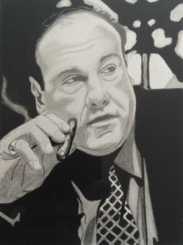 Named contemporary work « Tony Soprano », Made by BALBOA76