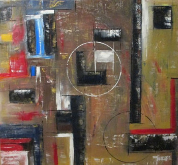 Named contemporary work « PEINTURE 1 », Made by DERRIENNIC