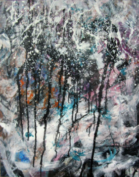 Named contemporary work « Tempête de neige », Made by LéONIE