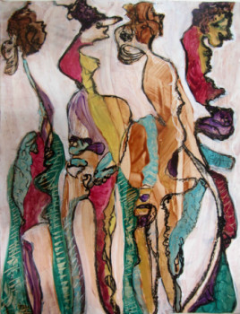Named contemporary work « Les femmes savantes », Made by LéONIE