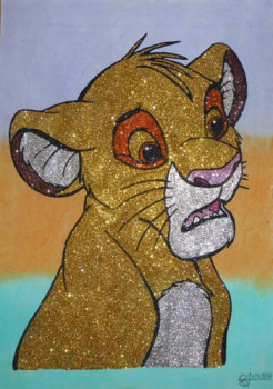 Named contemporary work « Petit Lion », Made by SAMACHER