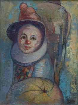 Named contemporary work « LE CLOWN », Made by SERGIU RUSU