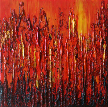 Named contemporary work « Eruption volcanique / Volcanic Eruption #14135 », Made by KLARA