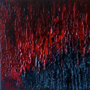 Named contemporary work « Red-Hot Lava / Lave incandescente #14136 », Made by KLARA