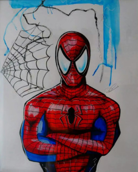 Named contemporary work « spiderman », Made by DC ARTWORK