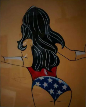 Named contemporary work « wonder woman », Made by DC ARTWORK