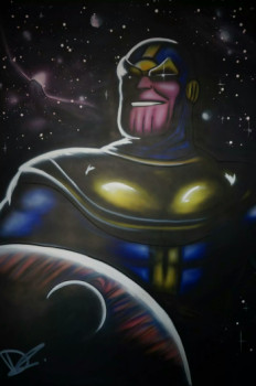 Named contemporary work « thanos », Made by DC ARTWORK