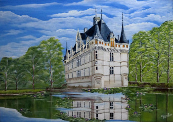 Named contemporary work « Azay le Rideau », Made by GéRARD PACROS