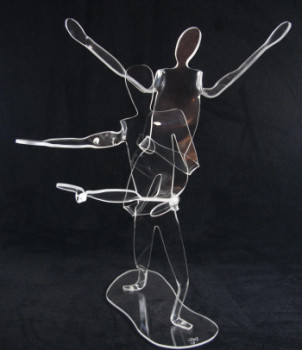 Named contemporary work « Rock acrobatique, porté », Made by FRUXYO