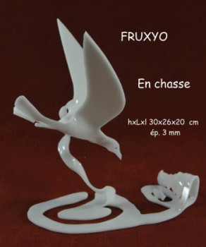 Named contemporary work « En chasse », Made by FRUXYO