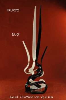 Named contemporary work « Duo », Made by FRUXYO