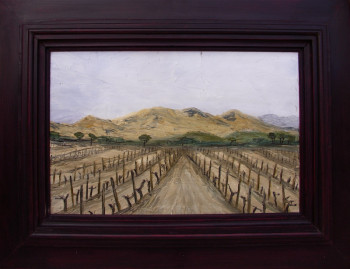 Named contemporary work « Vignoble », Made by ASCOPA