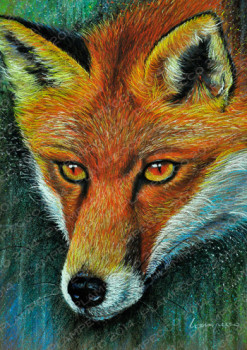 Named contemporary work « The Fox », Made by PIECCO