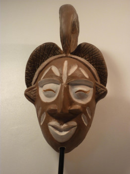 Named contemporary work « Masque africain zoomorphe  », Made by ARTSCODY