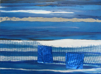 Named contemporary work « A la plage », Made by LéONIE