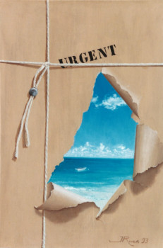 Contemporary work named « Urgent... besoin de vacances », Created by JOEL RIVIERE
