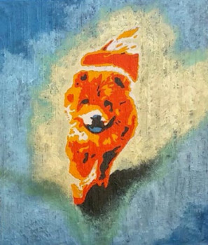 Named contemporary work « Postérisation Canine », Made by FLORIAN