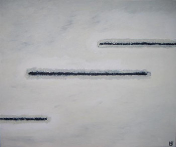 Named contemporary work « Horizon », Made by ENJI