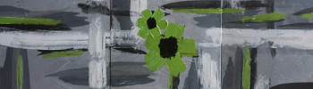 Named contemporary work « Acier vert », Made by SEIRA