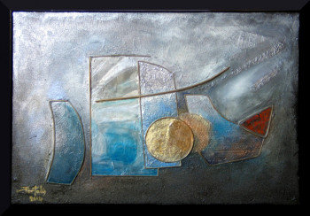 Named contemporary work « ouragan », Made by JANPOL PORTALIS