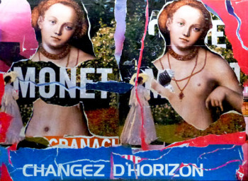 Named contemporary work « Changez d'horizon », Made by STEVEN RIOLLET