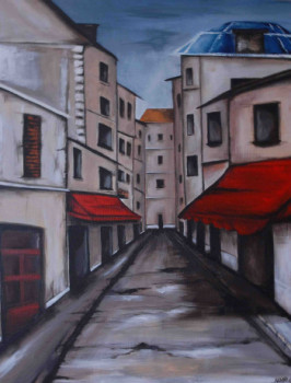 Named contemporary work « street of Paris », Made by STéPHANIE REBATO