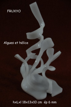 Named contemporary work « Algues et hélice », Made by FRUXYO