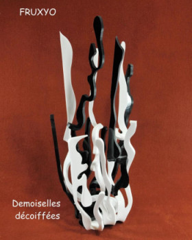 Named contemporary work « demoiselles décoiffées », Made by FRUXYO