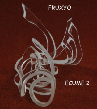 Named contemporary work « Ecume 2 », Made by FRUXYO