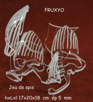 Named contemporary work « jeu de spis », Made by FRUXYO