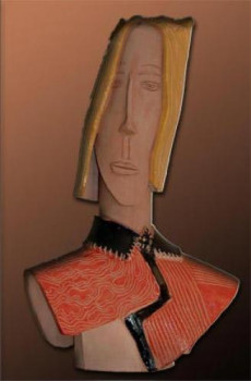 Contemporary work named « Grand buste », Created by BERNARD-RéGIS DURAND