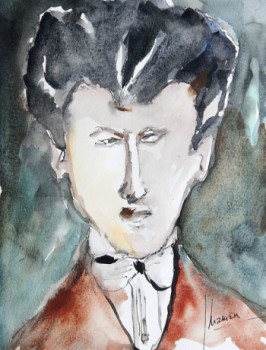 Named contemporary work « Jean Cocteau », Made by GEORGES MAMàN