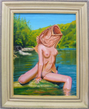 Named contemporary work « La Sirène », Made by FRANçOIS COMPAGNON