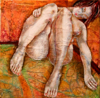 Named contemporary work « Topless Juliette », Made by MARAVALPA
