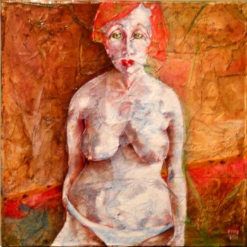 Named contemporary work « Topless Blanche », Made by MARAVALPA