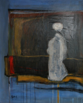 Named contemporary work « Le passager de la pluie », Made by ALAIN BERTHAUD