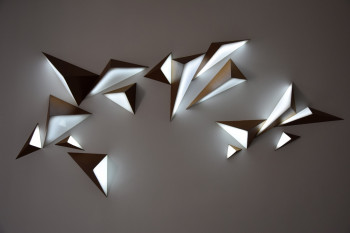 Named contemporary work « Triangle », Made by ADRIEN MARCOS