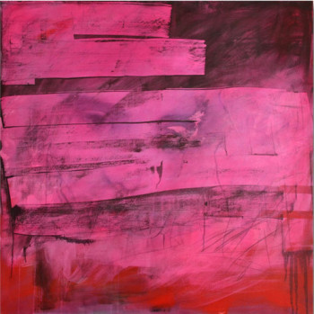 Named contemporary work « Rose », Made by MARIE JOSé DOMENJOZ