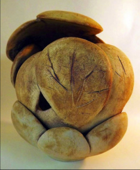 Named contemporary work « lotus », Made by DIANE POITRAS