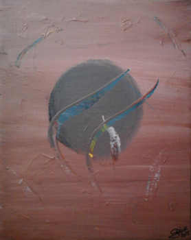 Named contemporary work « Eclipse », Made by SEVERINE