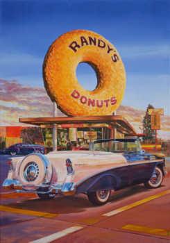 Named contemporary work « Randy's Donuts 2013 », Made by JEAN FRANçOIS VAUTRIN