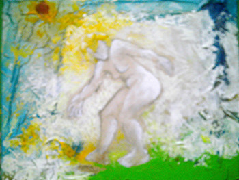 Named contemporary work « Danseuse », Made by ZIA