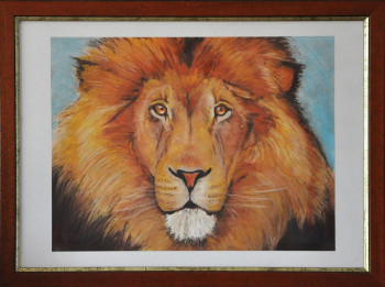 Named contemporary work « le lion », Made by AMANDINE RENAUD